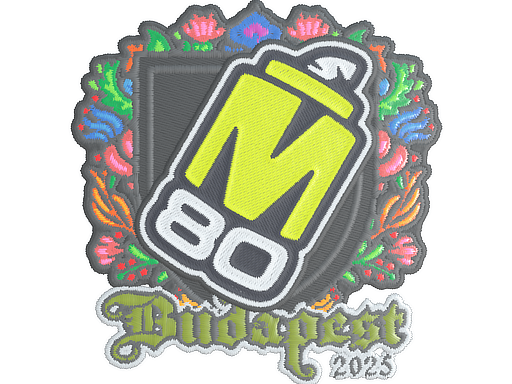 Sticker | M80 (Embroidered) | Budapest 2025