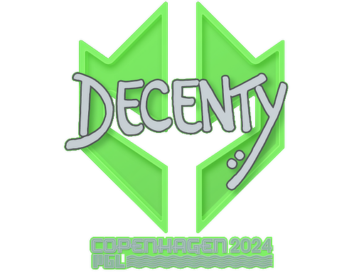 Sticker | decenty | Copenhagen 2024