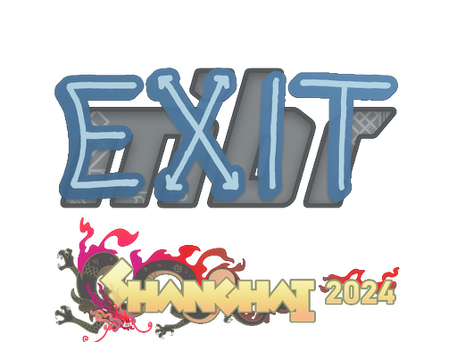 Sticker | exit | Shanghai 2024