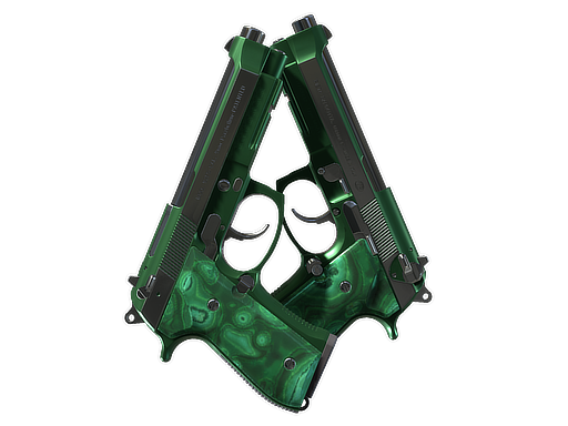 Dual Berettas | Polished Malachite